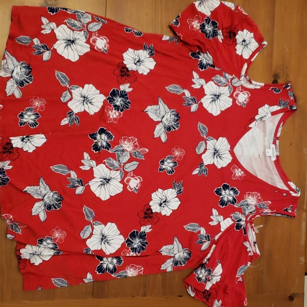 COPY - Dressbarn Cold Shoulder Top